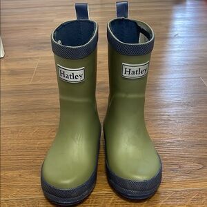Hatley Green and Blue Rain Boots